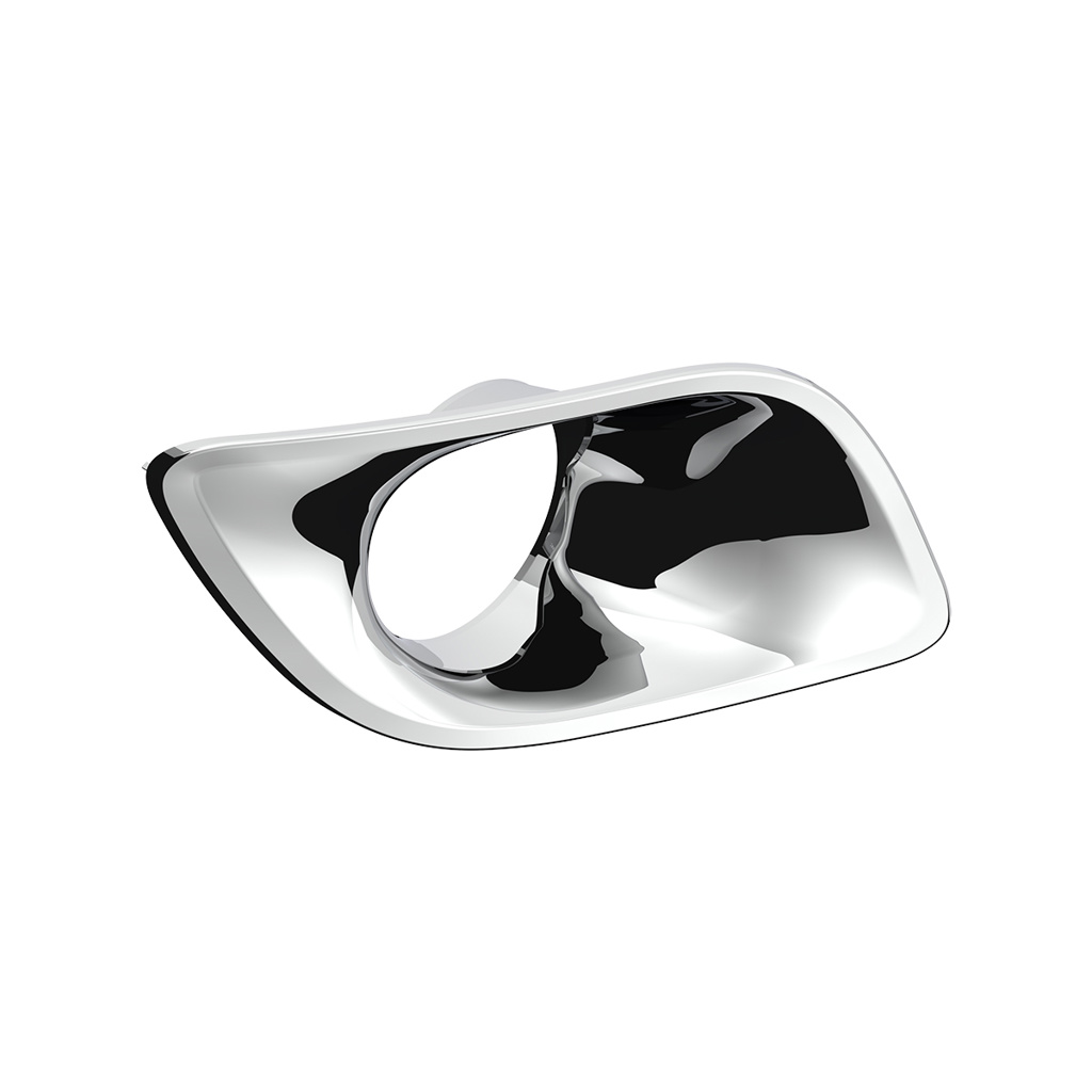 KENWORTH T680 2013-2021 CHROME BEZEL FOR BUMPER END - RIGHT